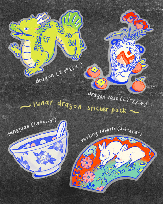 Lunar Dragon Sticker Pack